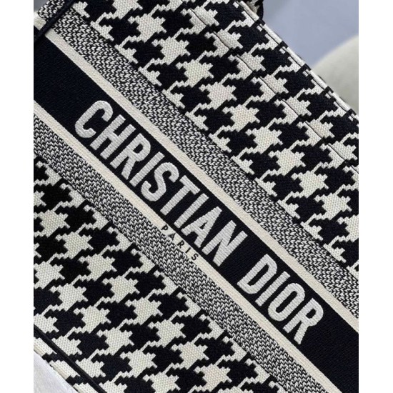 Fake Christian Dior Small Dior Book Tote Black Replica Replica Christian Dior Small Dior Book Tote Black