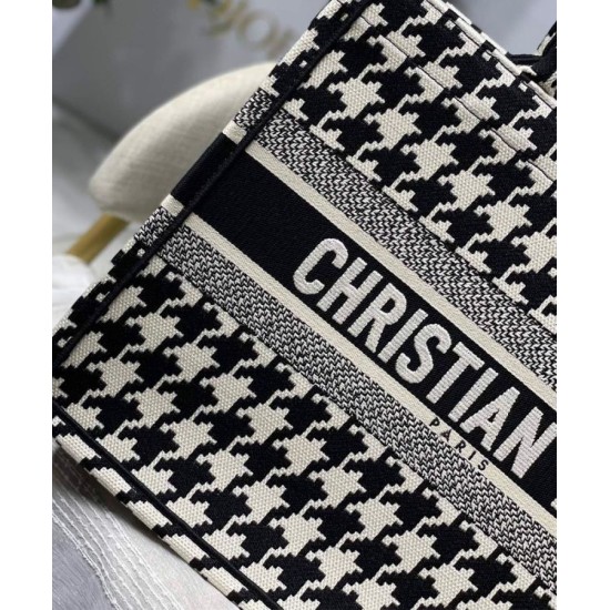 Fake Christian Dior Small Dior Book Tote Black Replica Replica Christian Dior Small Dior Book Tote Black