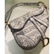 Replica Christian Dior Saddle Bag Gray Replica Christian Dior Saddle Bag Gray