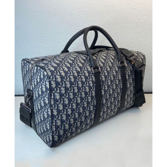 Fake Christian Dior Lingot 50 Bag Dark Blue Replica Replica Christian Dior Lingot 50 Bag Dark Blue