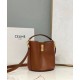 Fake  Celine Teen Bucket 16 197573 Coffee Replica