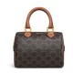 Replica Celine Small Boston In Triomphe Canvas Coffee Fake Celine Small Boston In Triomphe Canvas Coffee Replica