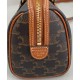 Replica Celine Small Boston In Triomphe Canvas Coffee Fake Celine Small Boston In Triomphe Canvas Coffee Replica
