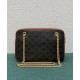 Fake Celine Medium Patapans In Triomphe Canvas Brown Replica