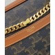 Fake Celine Medium Patapans In Triomphe Canvas Brown Replica