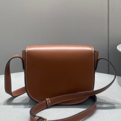 Replica Celine Folco Cuir Triomphe 198263 Coffee
