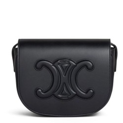 Replica Celine Folco Cuir Triomphe 198263 Black