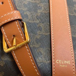 Fake Celine Medium Bucket Brown Replica