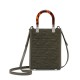 Replica Mini Sunshine Shopper FF Fabric Mini Bag 8BS051 Green Fake Mini Sunshine Shopper FF Fabric Mini Bag 8BS051 Green Replica
