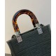 Replica Mini Sunshine Shopper FF Fabric Mini Bag 8BS051 Green Fake Mini Sunshine Shopper FF Fabric Mini Bag 8BS051 Green Replica