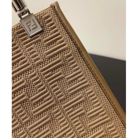 Replica Mini Sunshine Shopper FF Fabric Mini Bag 8BS051 Gray Fake Mini Sunshine Shopper FF Fabric Mini Bag 8BS051 Gray Replica