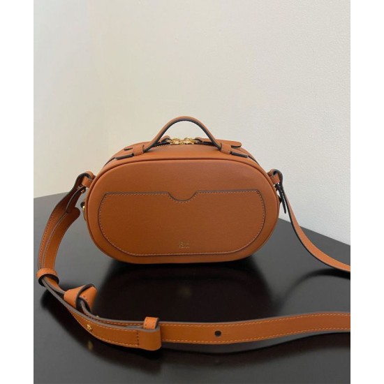 Fake Mini Camera Case Mini Bag 8BS058 Coffee Replica Replica Mini Camera Case Mini Bag 8BS058 Coffee