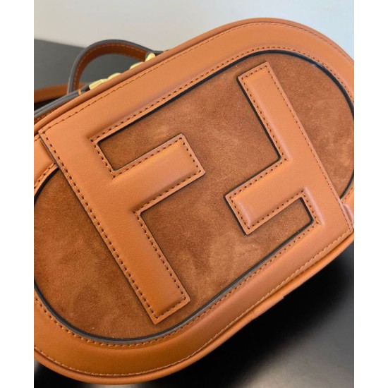 Fake Mini Camera Case Mini Bag 8BS058 Coffee Replica Replica Mini Camera Case Mini Bag 8BS058 Coffee