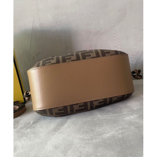 Replica Pomodorino FF Fabric Mini Bag 8BS059 Coffee Fake Pomodorino FF Fabric Mini Bag 8BS059 Coffee Replica