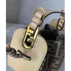 Replica Pomodorino FF Fabric Mini Bag 8BS059 Coffee Fake Pomodorino FF Fabric Mini Bag 8BS059 Coffee Replica