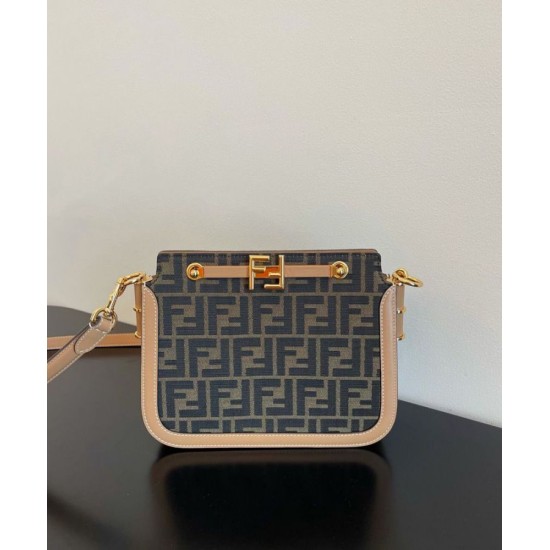 Replica Touch FF Fabric Bag 8BT349 Coffee Fake Touch FF Fabric Bag 8BT349 Coffee Replica