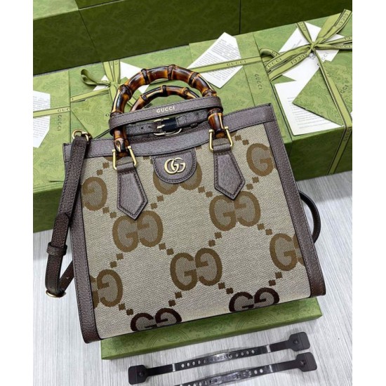 Replica Gucci Diana Jumbo GG Small Tote Bag 660195 Dark Coffee Replica Gucci Diana Jumbo GG Small Tote Bag 660195 Dark Coffee
