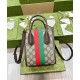 Replica Gucci Tiger GG Mini Tote Bag 671623 Dark Coffee