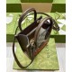 Replica Gucci Tiger GG Mini Tote Bag 671623 Dark Coffee