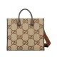 Fake Gucci Tote bag with jumbo GG 678839 Dark Coffee Replica