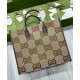 Fake Gucci Tote bag with jumbo GG 678839 Dark Coffee Replica
