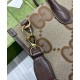 Fake Gucci Tote bag with jumbo GG 678839 Dark Coffee Replica