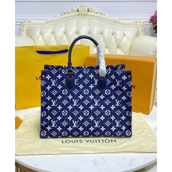 Replica Louis Vuitton Onthego GM M59608 Blue Replica Louis Vuitton Onthego GM M59608 Blue