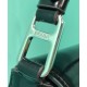 Fake Prada Brushed leather shoulder bag 1BD308 Black Replica Replica Prada Brushed leather shoulder bag 1BD308 Black