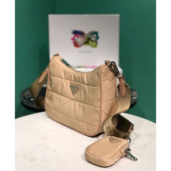 Replica Prada Padded nylon shoulder bag 1BC151 Replica Prada Padded nylon shoulder bag 1BC151