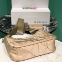 Replica Prada Padded nylon shoulder bag 1BC151