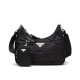 Replica Prada Padded nylon shoulder bag 1BC151 Replica Prada Padded nylon shoulder bag 1BC151