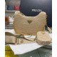 Fake Prada Re-Edition 2005 Raffia Bag 1BH204 Apricot Replica Fake Prada Re-Edition 2005 Raffia Bag 1BH204 Apricot Replica