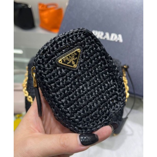 Replica Prada Re-Edition 2005 Raffia Bag 1BH204 Black Replica Prada Re-Edition 2005 Raffia Bag 1BH204 Black