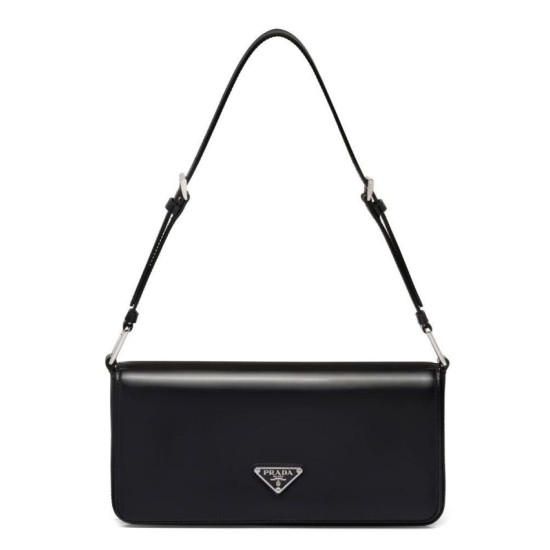 Replica Prada Brushed Leather Prada Femme Bag 1BD323 Black Replica Prada Brushed Leather Prada Femme Bag 1BD323 Black