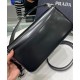 Replica Prada Brushed Leather Prada Femme Bag 1BD323 Black Replica Prada Brushed Leather Prada Femme Bag 1BD323 Black