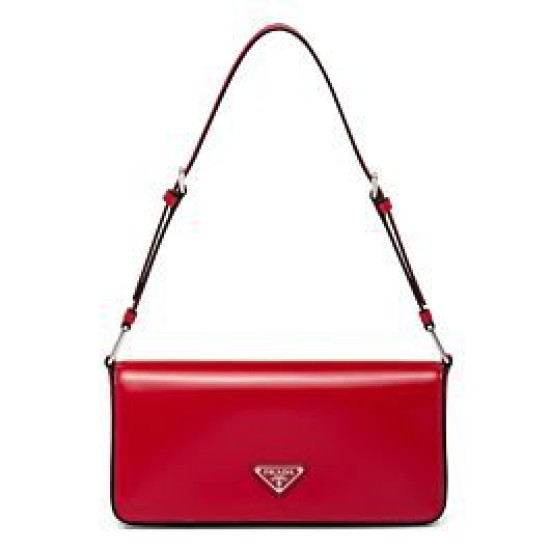 Replica Prada Brushed Leather Prada Femme Bag 1BD323 Red Replica Prada Brushed Leather Prada Femme Bag 1BD323 Red