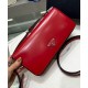 Replica Prada Brushed Leather Prada Femme Bag 1BD323 Red Replica Prada Brushed Leather Prada Femme Bag 1BD323 Red