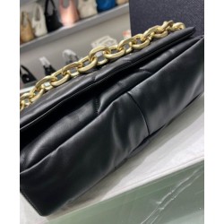 Replica Prada Padded Nappa Leather Shoulder Bag 1BD306 Black Replica Prada Padded Nappa Leather Shoulder Bag 1BD306 Black