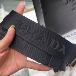 Replica Prada Medium Saffiano Leather Handbag 1BA337 Black