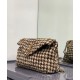 Replica YSL Saint Laurent Puffer Small Checkered Tweed And Lambskin Handbag Cream Replica YSL Saint Laurent Puffer Small Checkered Tweed And Lambskin Handbag Cream