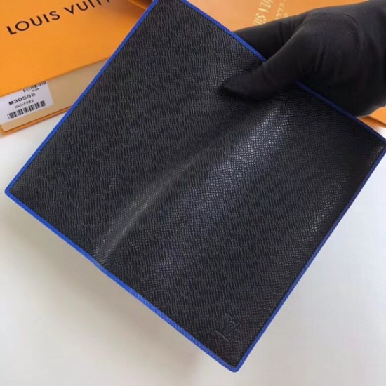 Fake Louis Vuitton Brazza Wallet Taiga Leather M30558 Replica
