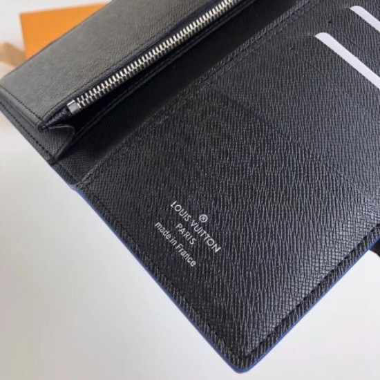 Fake Louis Vuitton Brazza Wallet Taiga Leather M30558 Replica