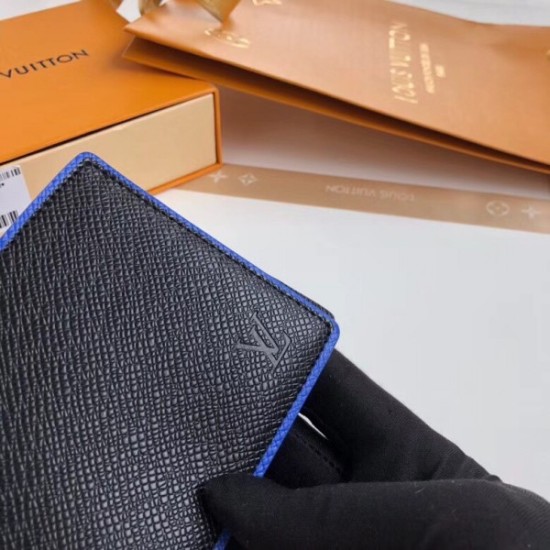 Fake Louis Vuitton Multiple Wallet Taiga Leather M30563 Replica