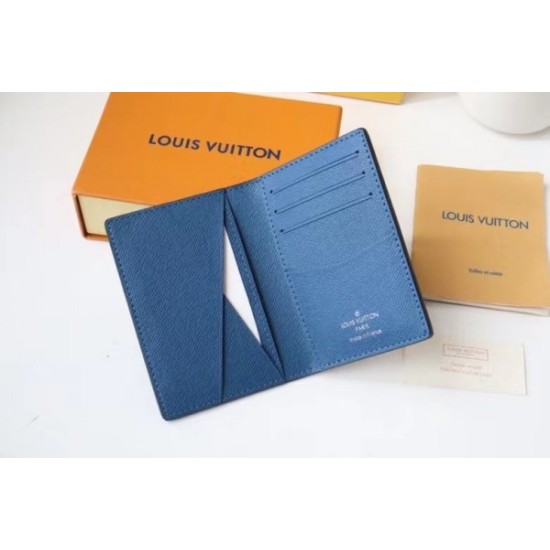 Fake Louis Vuitton Pocket Organizer Taiga Leather M30787 Replica
