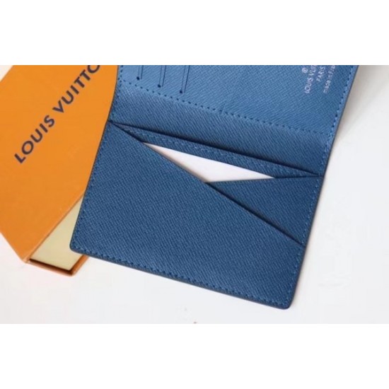Fake Louis Vuitton Pocket Organizer Taiga Leather M30787 Replica