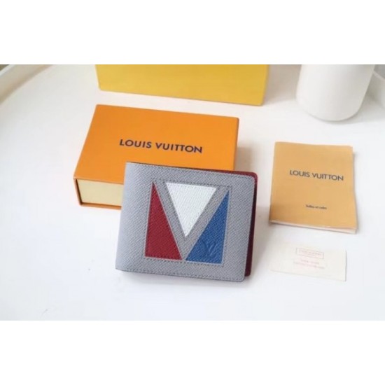 Replica Louis Vuitton Multiple Wallet Taiga Leather M30799