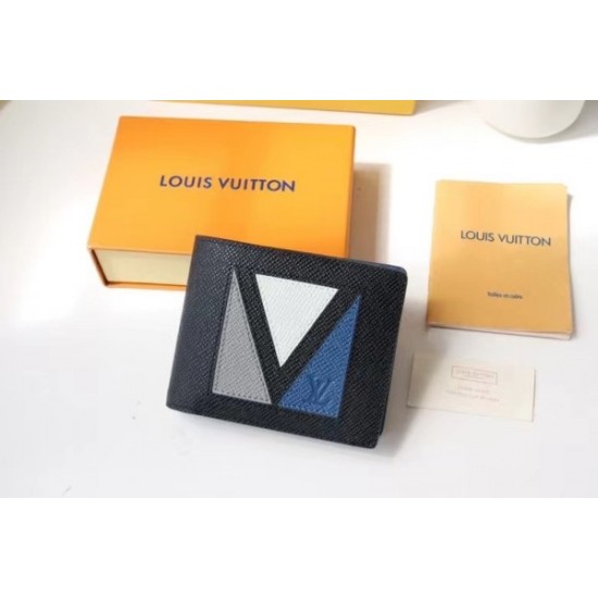 Replica Louis Vuitton Multiple Wallet Taiga Leather M30800