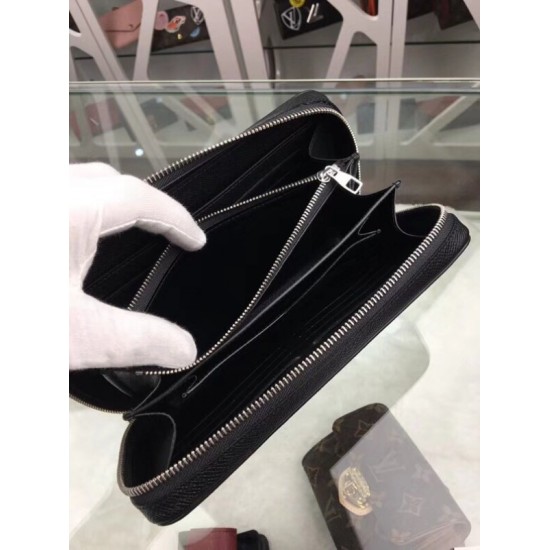 Fake Louis Vuitton Zippy XL Wallet Taiga Leather M42097 Replica