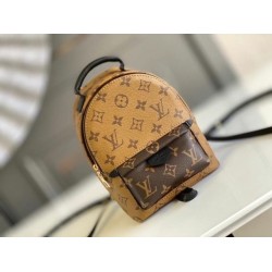 Replica Louis Vuitton Palm Springs Mini Backpack Monogram Reverse M44872