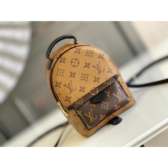 Replica Louis Vuitton Palm Springs Mini Backpack Monogram Reverse M44872